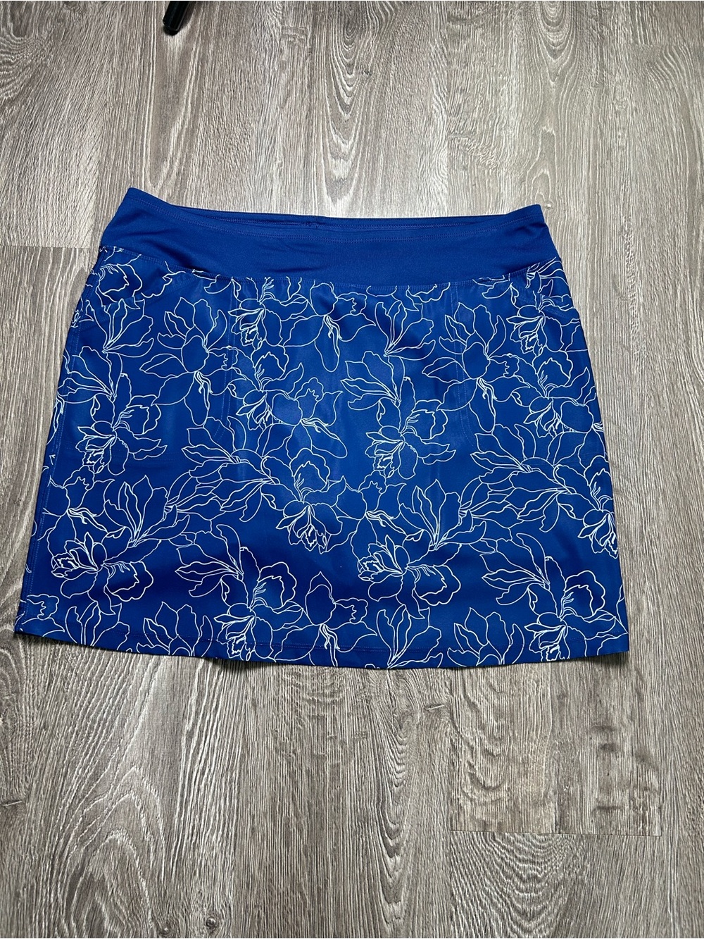 Cypress club Blue Floral Print Women’s Skirt- skort